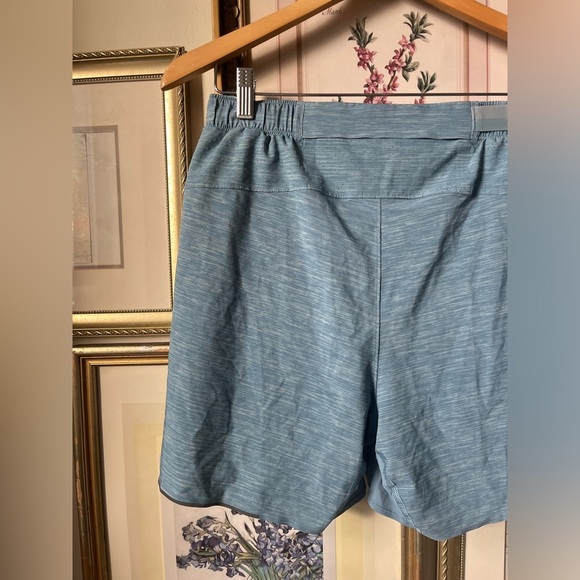 Lululemon Men’s Lined Shorts Small Teal - Picture 5 of 8
